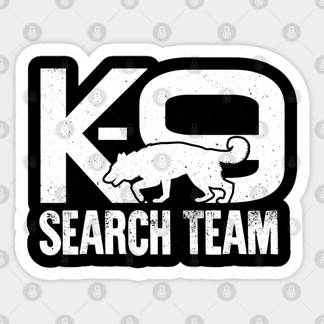 K-9 Search and Rescue Sticker by Nartissima